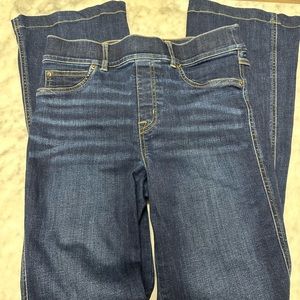Spanx pull on denim bootcut jeans